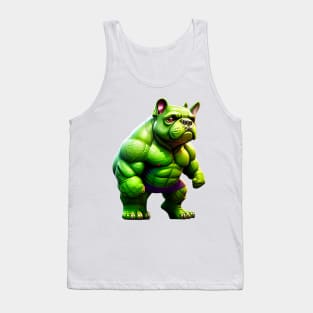 Frenchie in Fun Monster Attire Tank Top